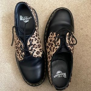 DR MARTEN SHOES LEOPARD 1481 LACE UP USL 10